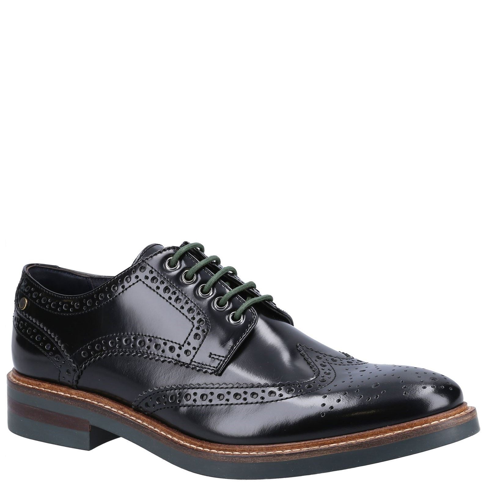 Base London Woburn Hi Shine Brogue Shoes