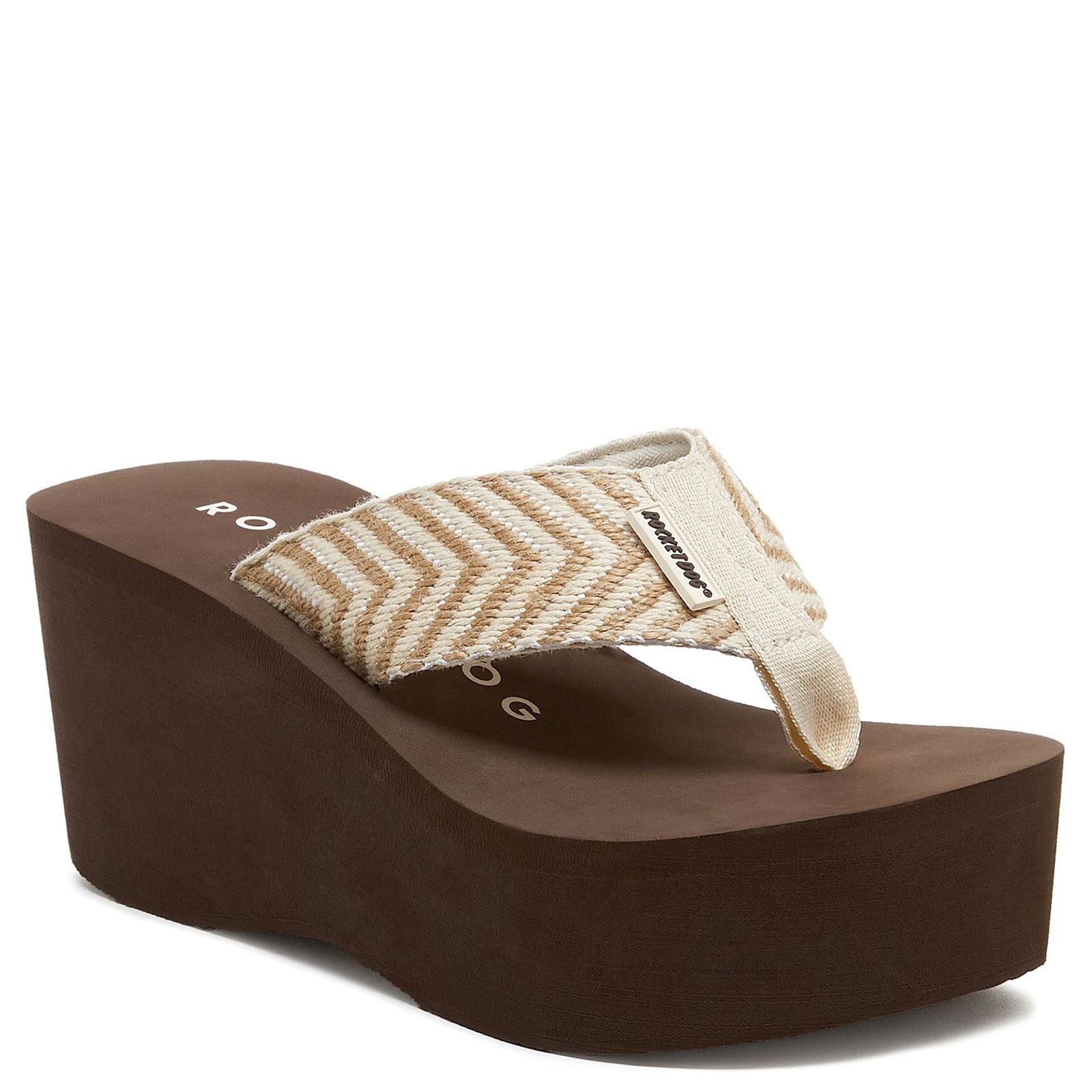 Platform wedge flip flop sandals deals