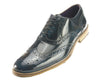 Frank James Newman Mens Leather Lace Hi Shine Formal Brogue Shoes