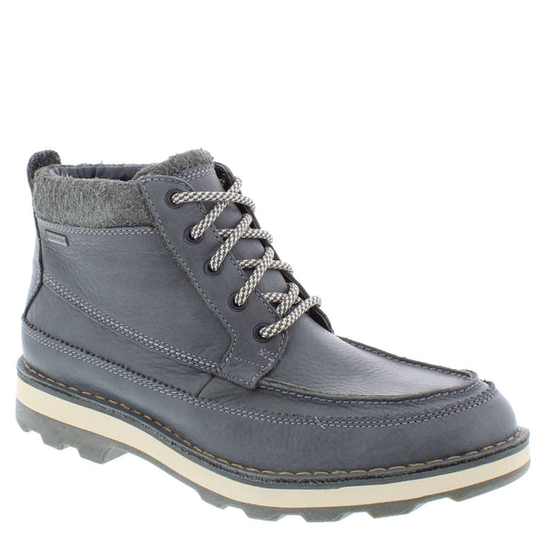 Clarks Korik Rise G Fit GoreTex Leather Lace Up Casual Boots