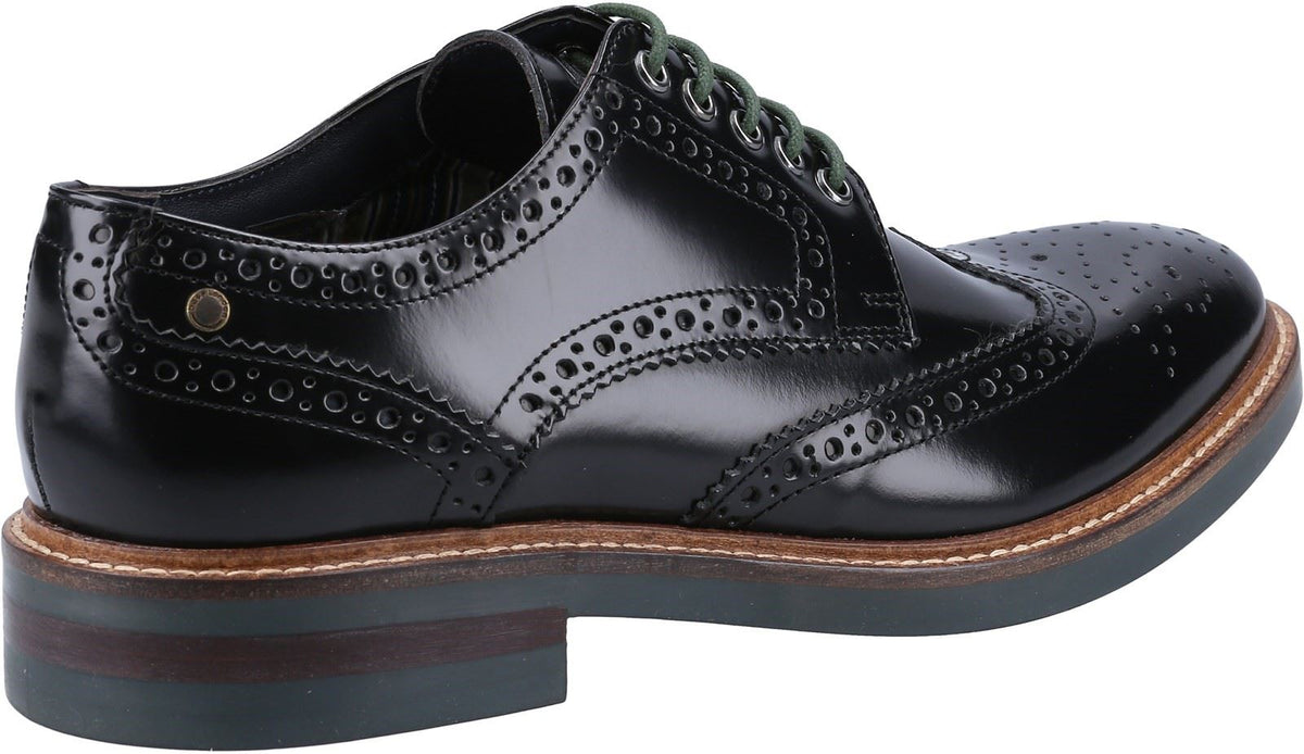 Base London Woburn Hi-Shine Brogue Shoes