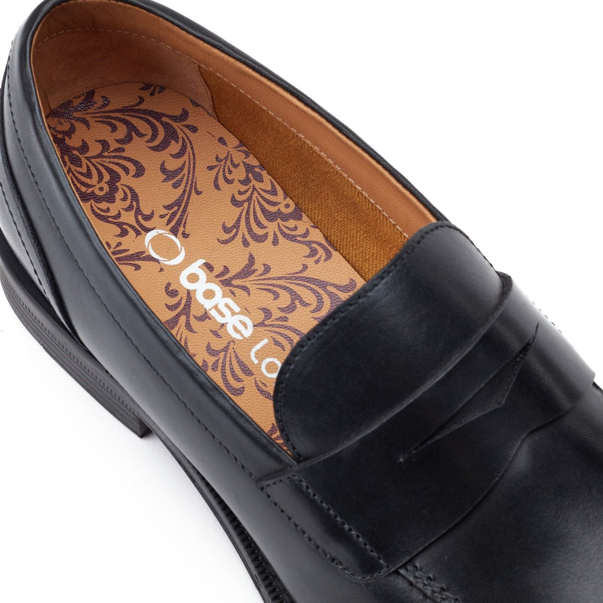 Base London Kennedy Slip On Leather Loafers