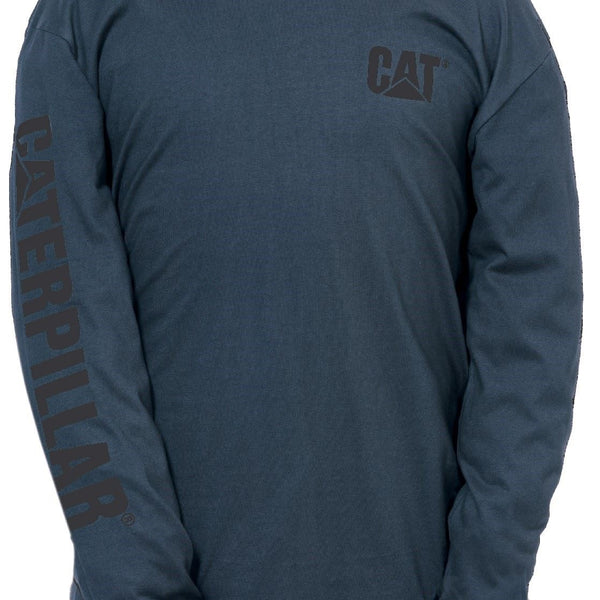 Caterpillar Trademark Banner Long Sleeve T-Shirt