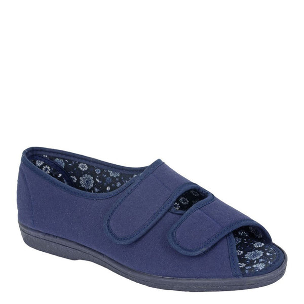 Sleepers L 862 Twin Touch Fastening Peep Toe Slippers