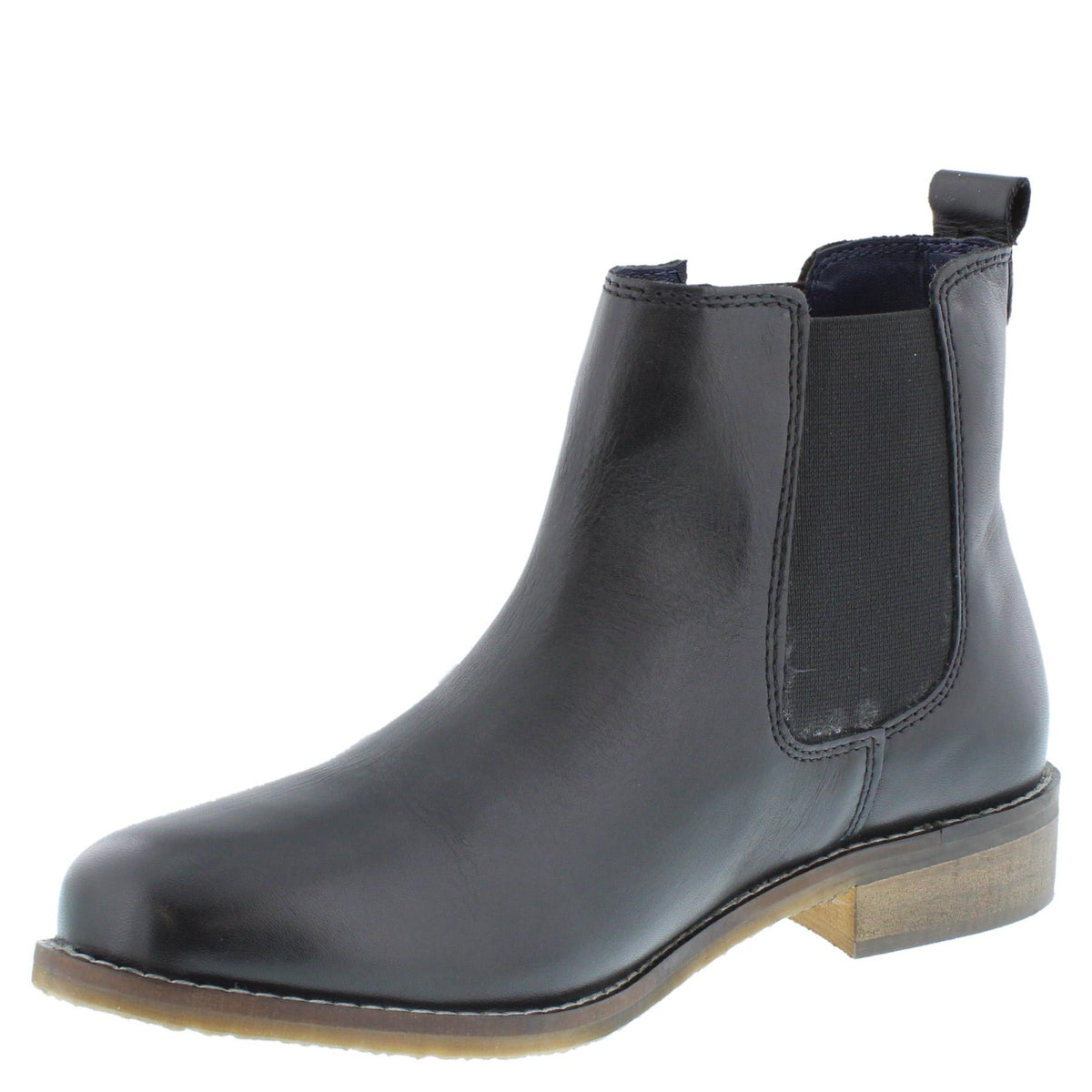 Frank James Aintree Ladies Leather Pull On Chelsea Boots