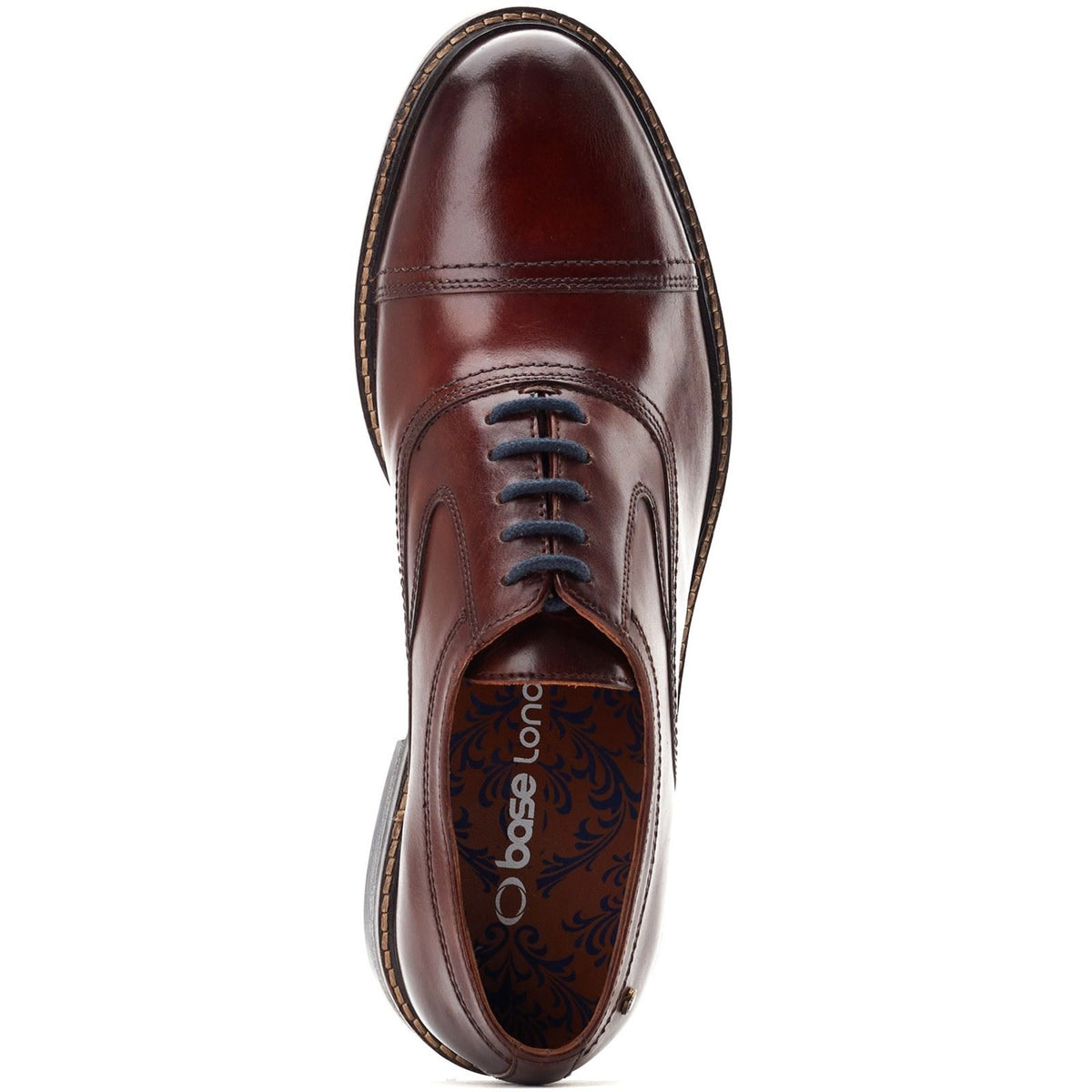 Base London Tatton Toe Cap Derby Lace Shoes