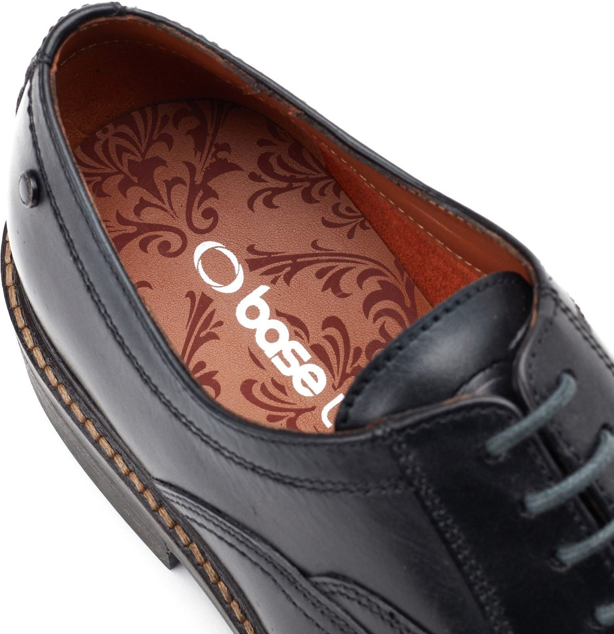 Base London Tatton Toe Cap Derby Lace Shoes