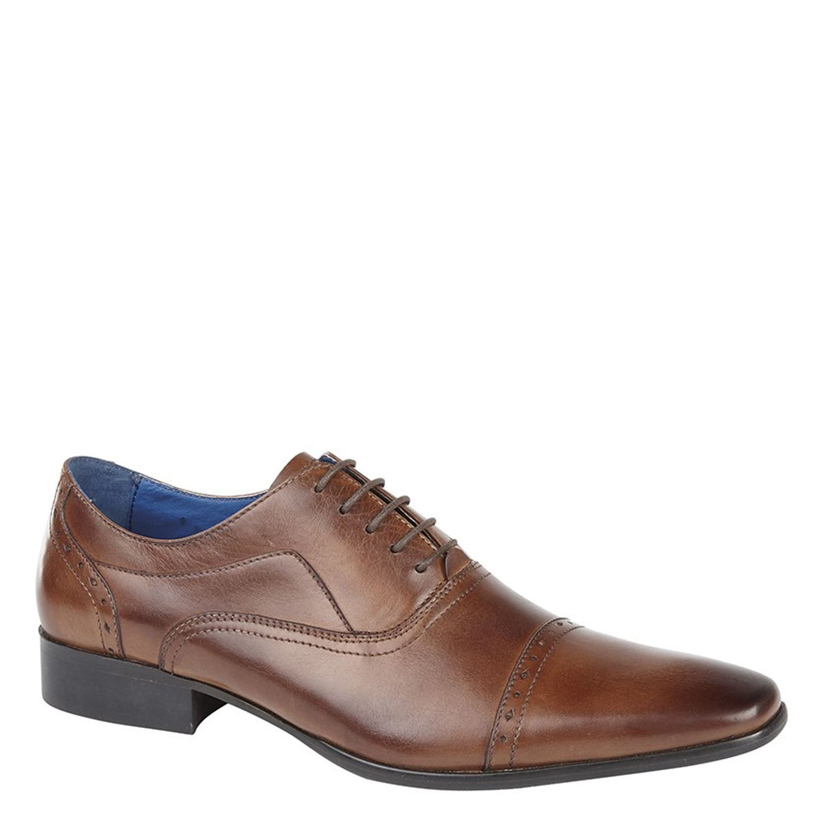 Roamers M 9538 5 Eyelet Punched Cap Oxford Shoes