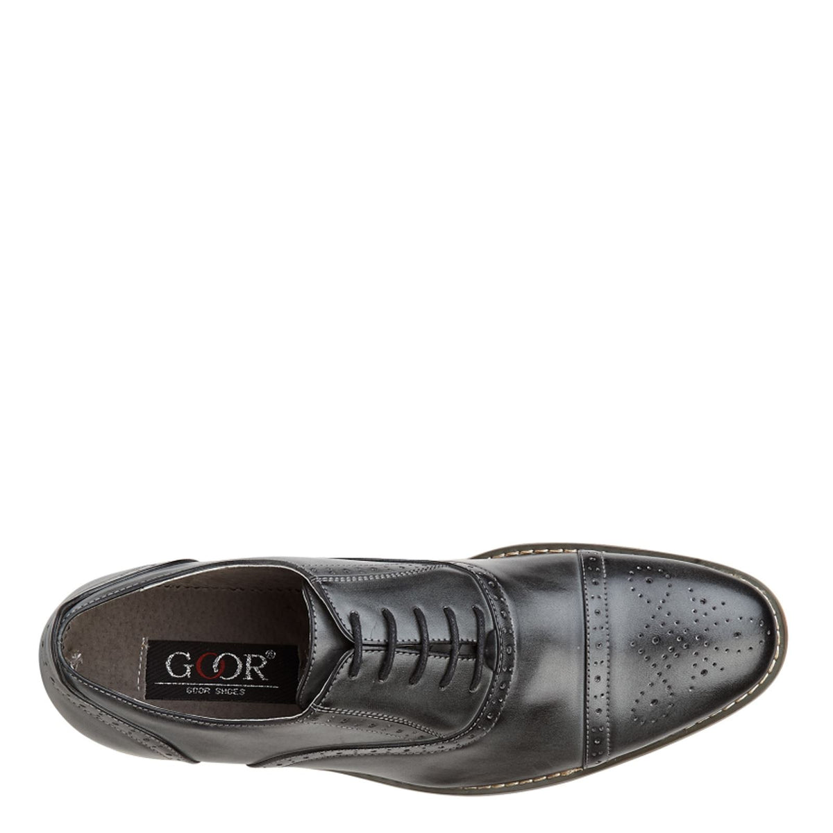 Goor M 516 Capped Lace Oxford Brogue Shoes