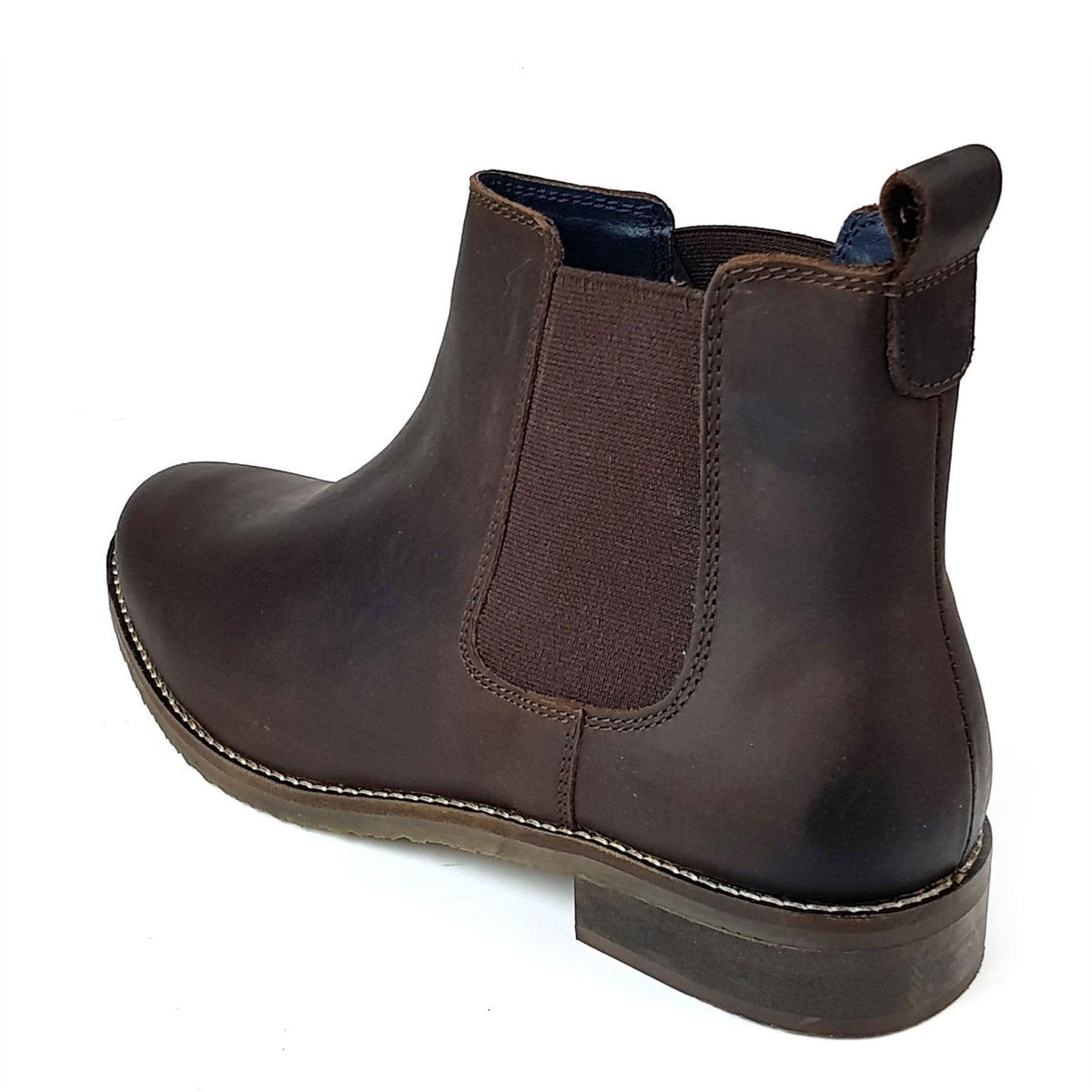 Frank James Aintree Ladies Leather Pull On Chelsea Boots