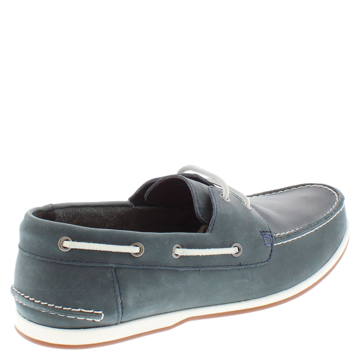 Clarks Pickwell Sail G Fit Men's Casual Navy Leather Boat Shoes