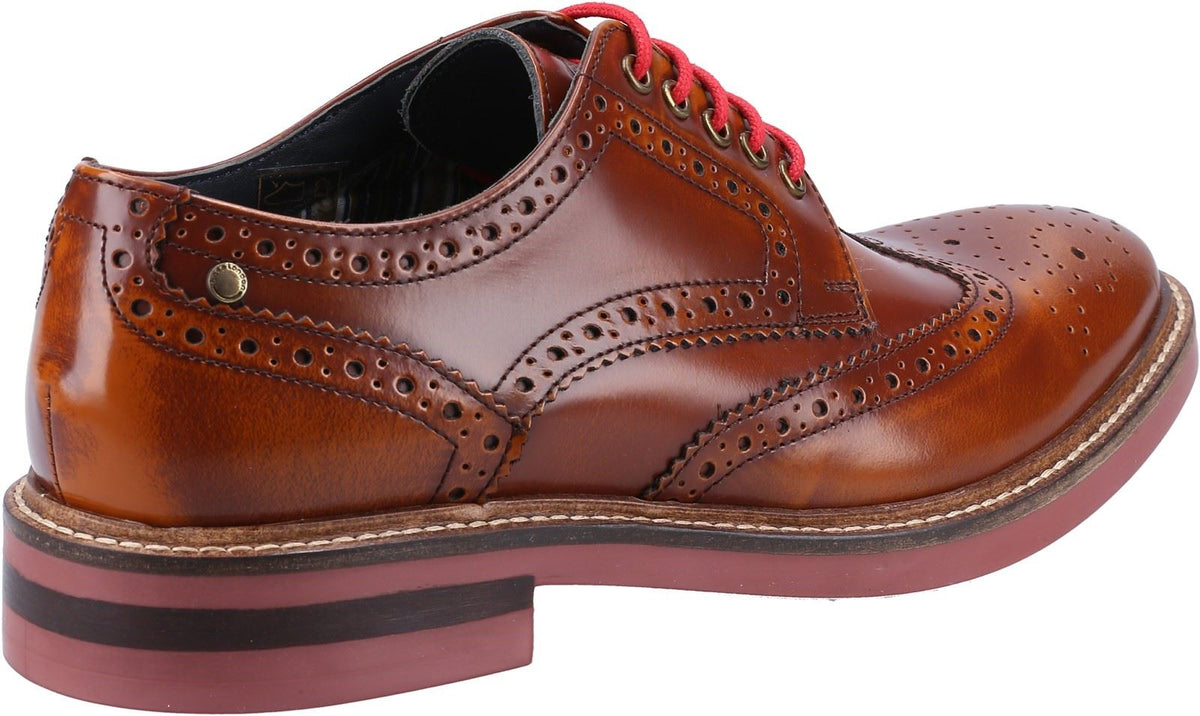 Base London Woburn Hi-Shine Brogue Shoes