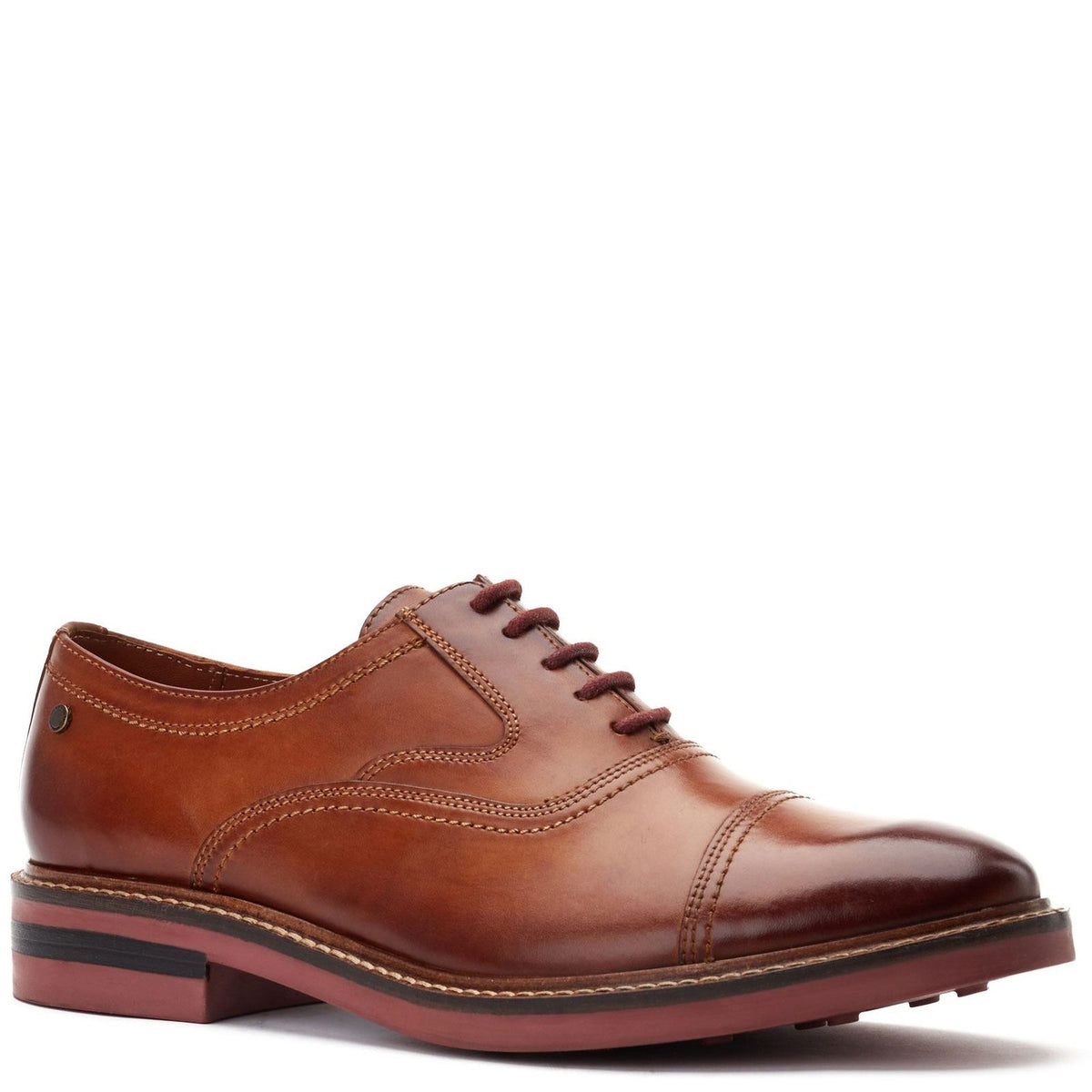 Base London Tatton Toe Cap Derby Lace Shoes