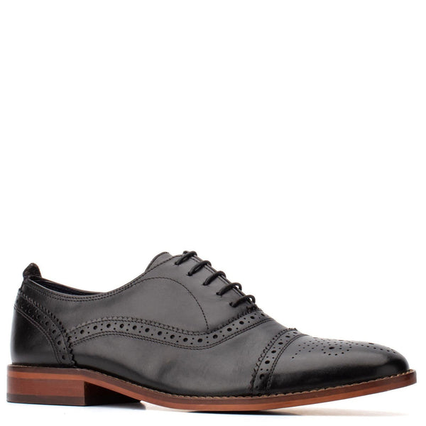 Base London Cast Waxy Brogue Shoes