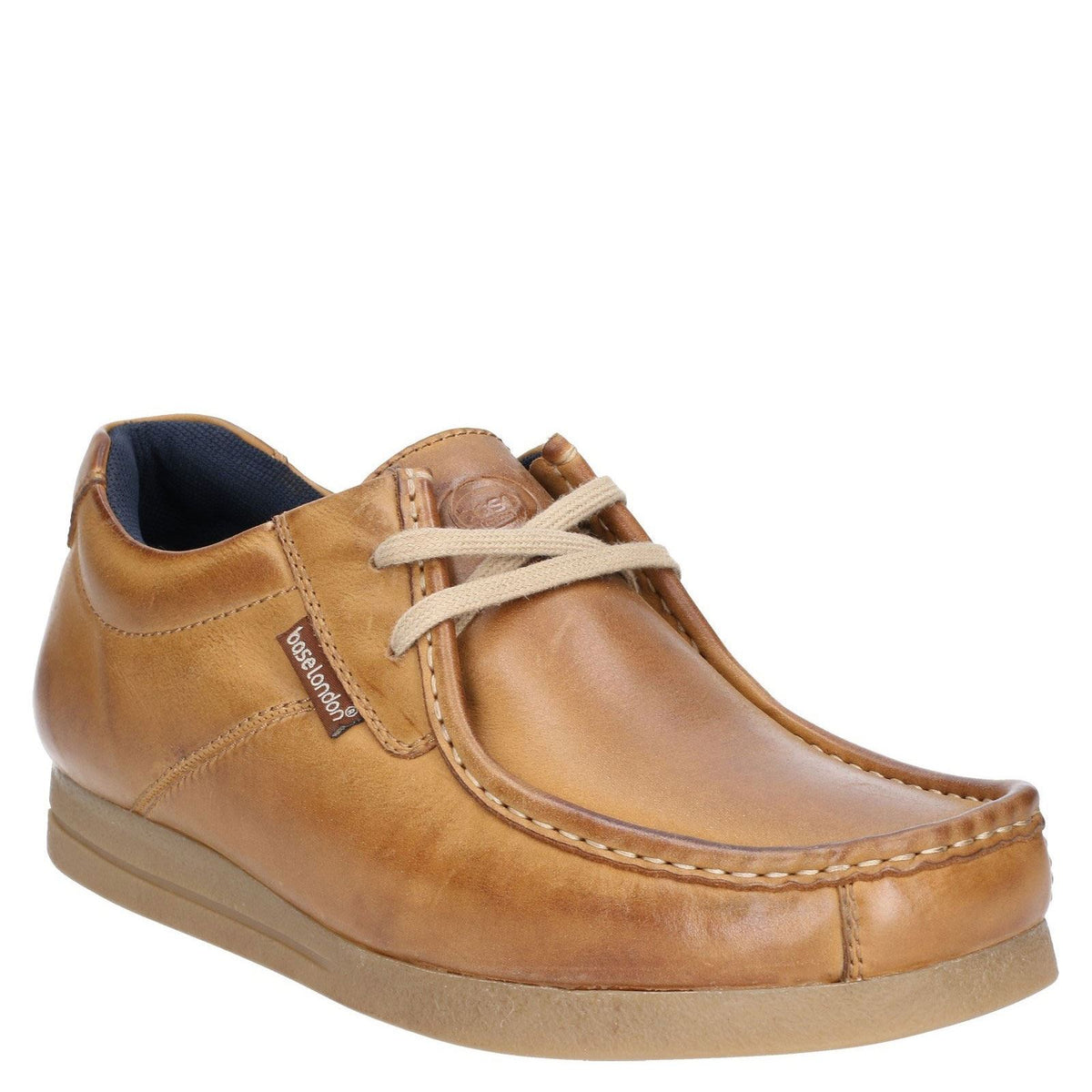 Base London Event Waxy Moc Toe Shoes