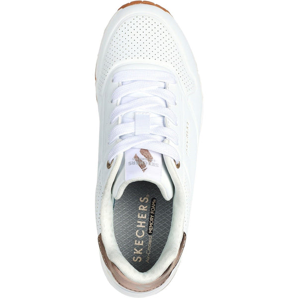 Skechers Uno Gen1 - Shimmer Away Lace Up Trainers