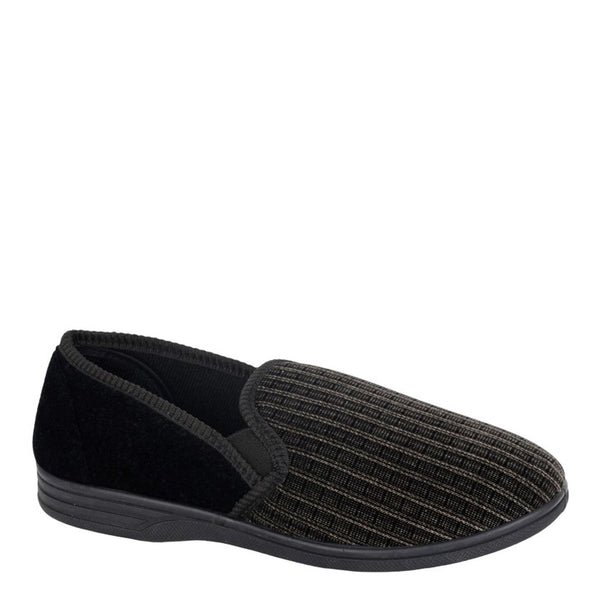 Zedzzz Richard Striped Twin Gusset Slippers