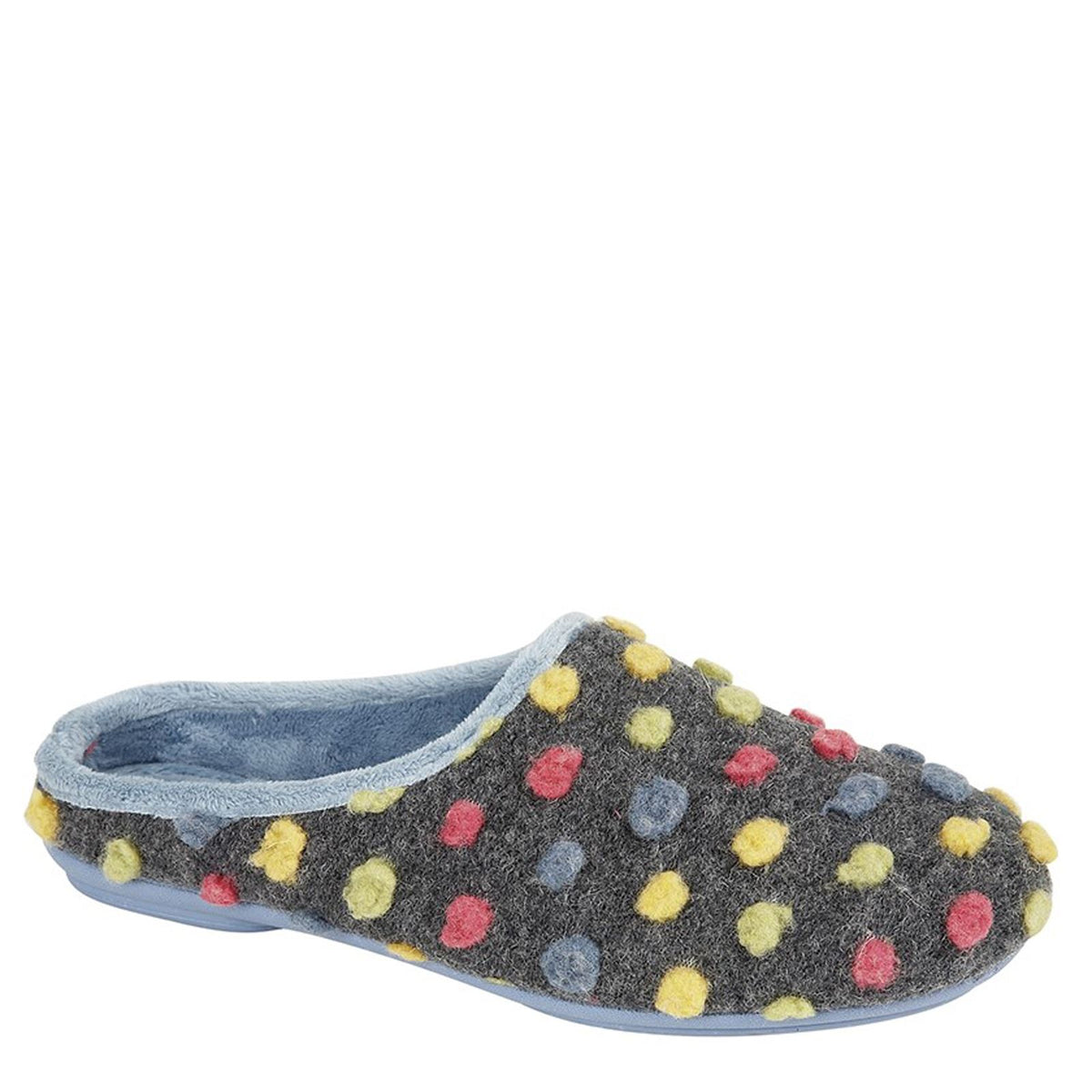 Sleepers Amy Spotted Knit Mule Slippers