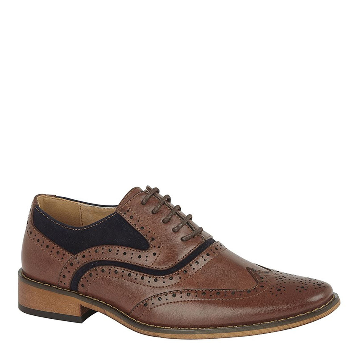 Goor B 499 5 Eye Wing Capped Brogue Oxford Shoes