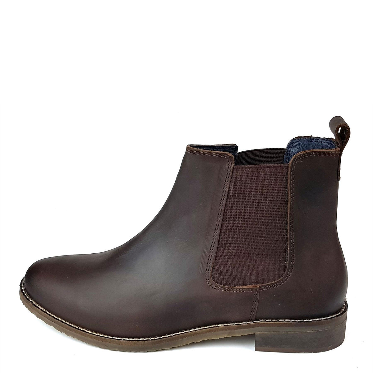 Frank James Aintree Ladies Leather Pull On Chelsea Boots