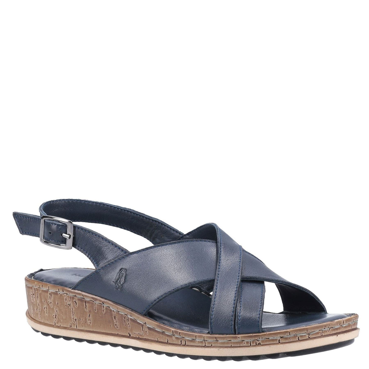 Hush Puppies Elena Cross Over Wedge Sandals