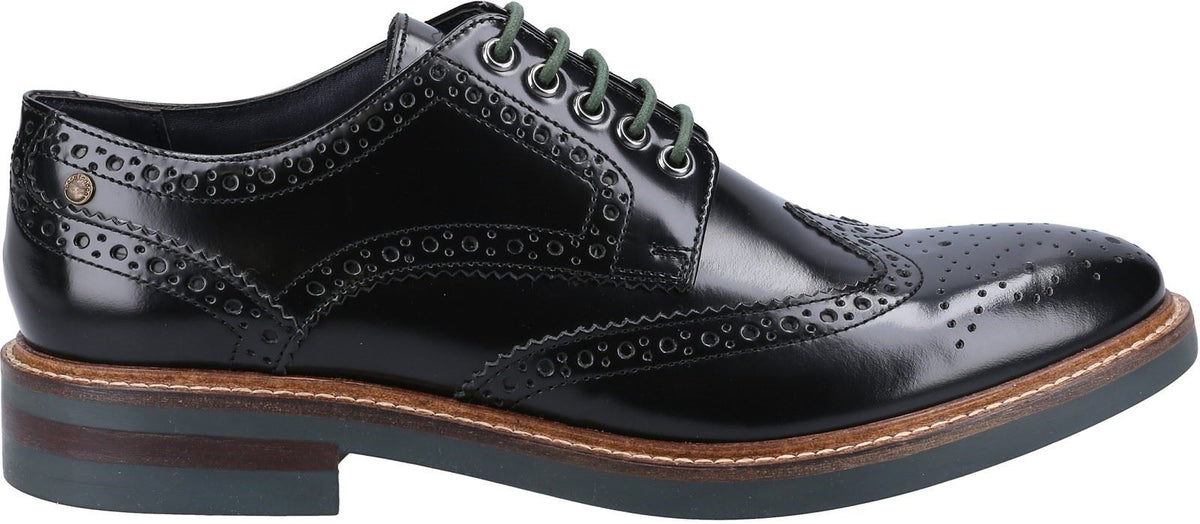 Base London Woburn Hi-Shine Brogue Shoes