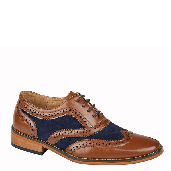 Goor B 968 5 Eye Brogue Oxford Shoes