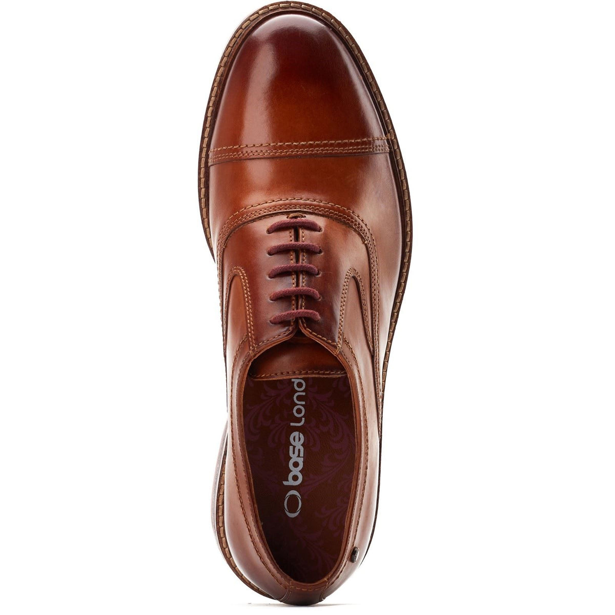 Base London Tatton Toe Cap Derby Lace Shoes