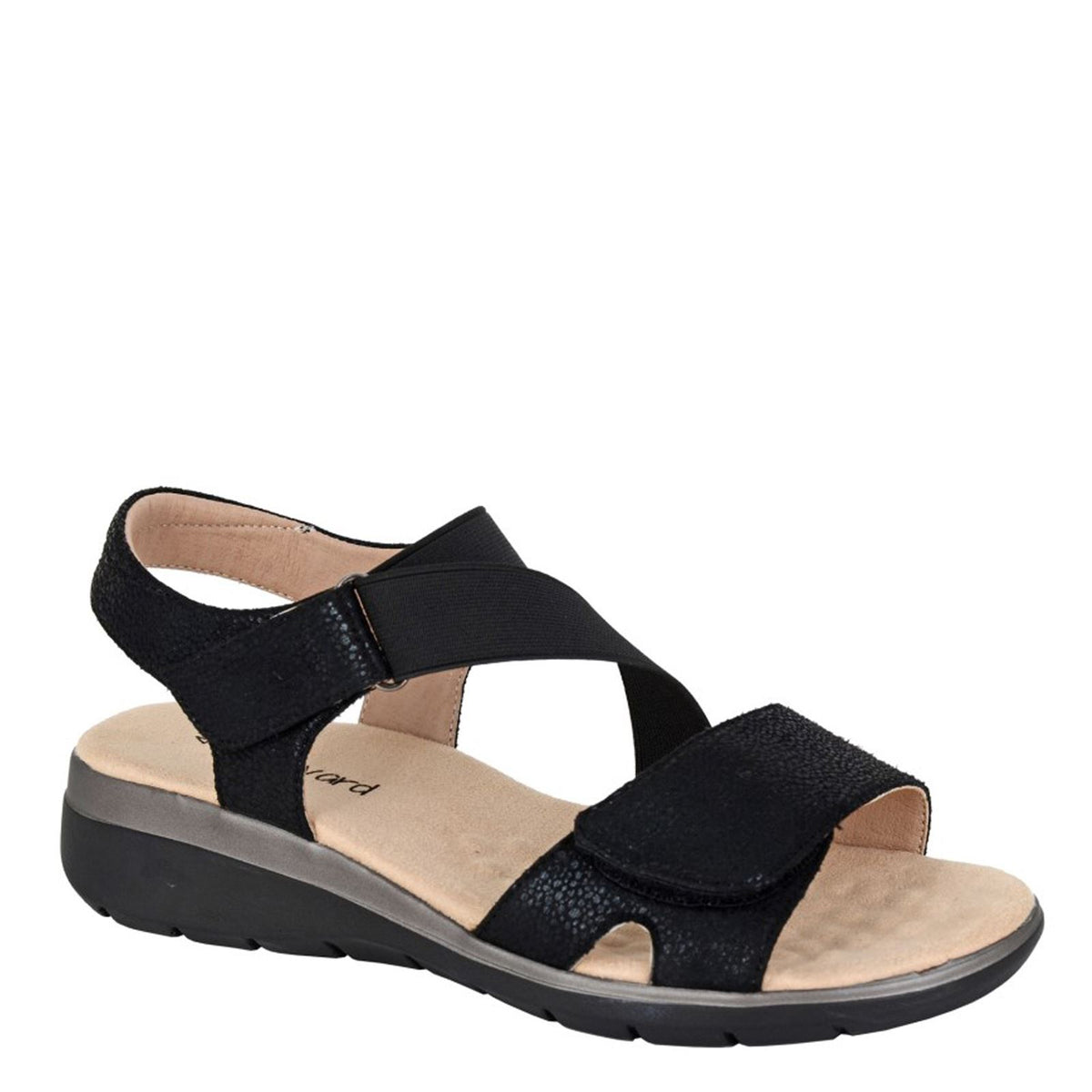 Boulevard L 283 Elasticated Touch Fastening Sandals