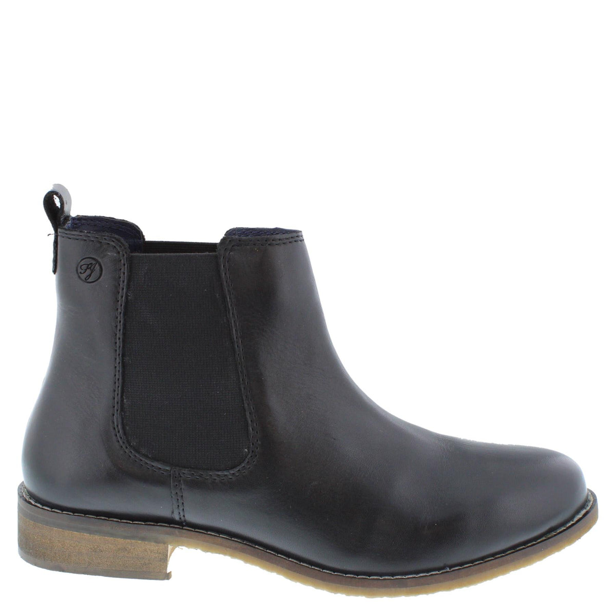 Frank James Aintree Ladies Leather Pull On Chelsea Boots