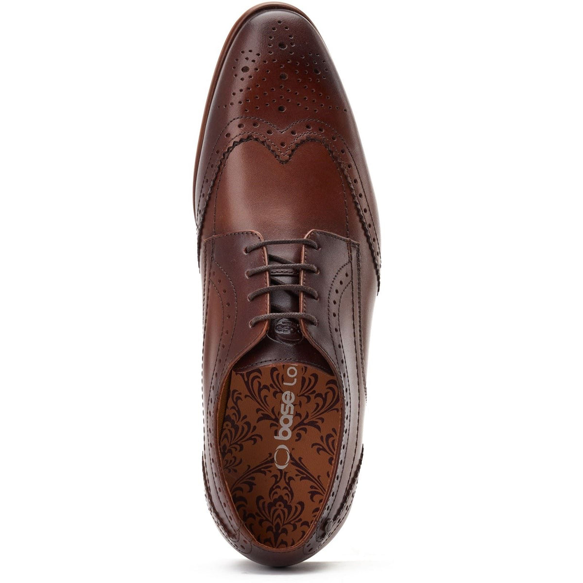 Base London Barbera Lace Up Brogue Shoes