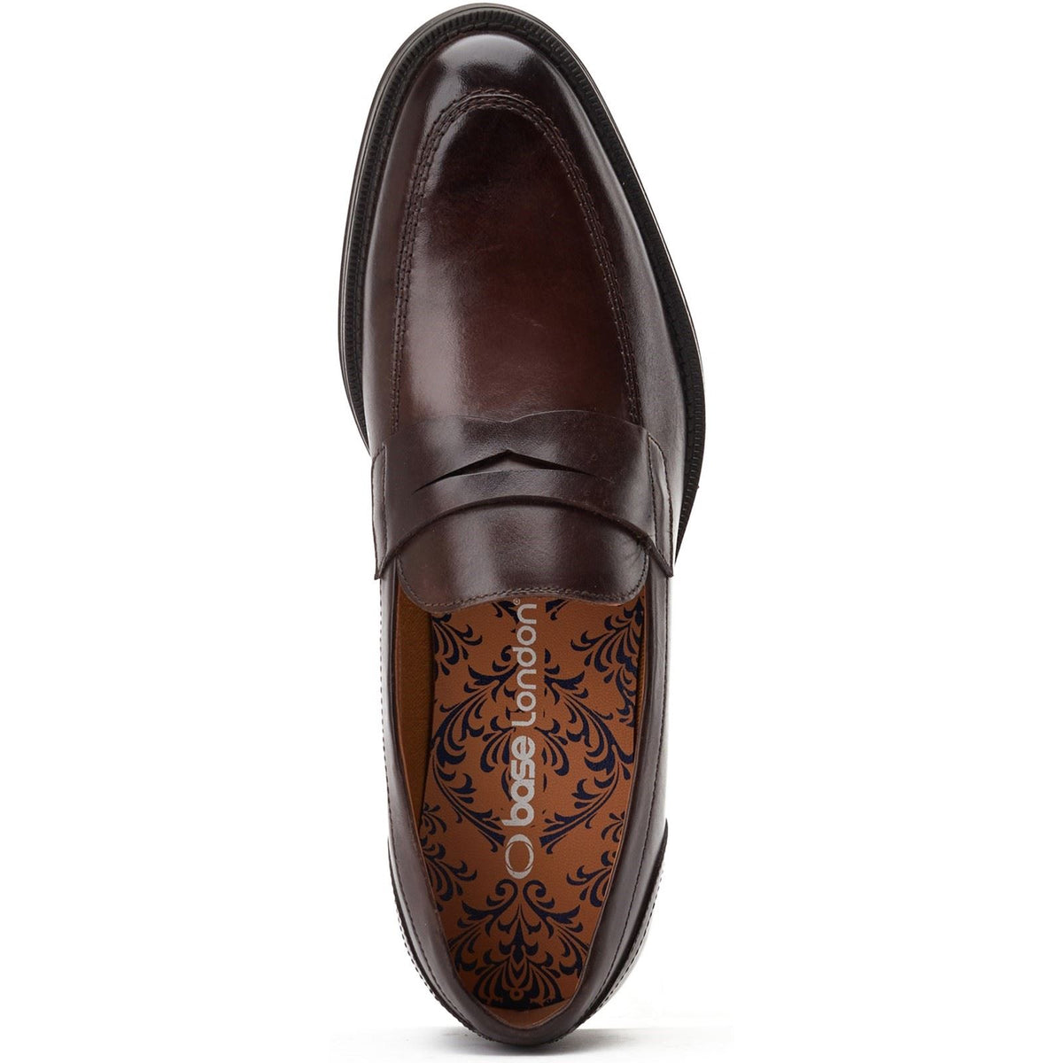 Base London Kennedy Slip On Leather Loafers