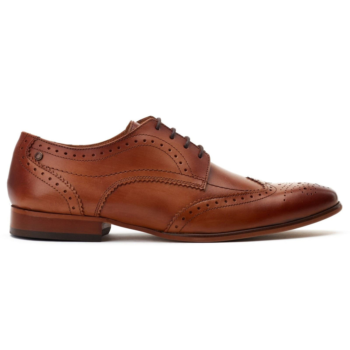 Base London Barbera Lace Up Brogue Shoes