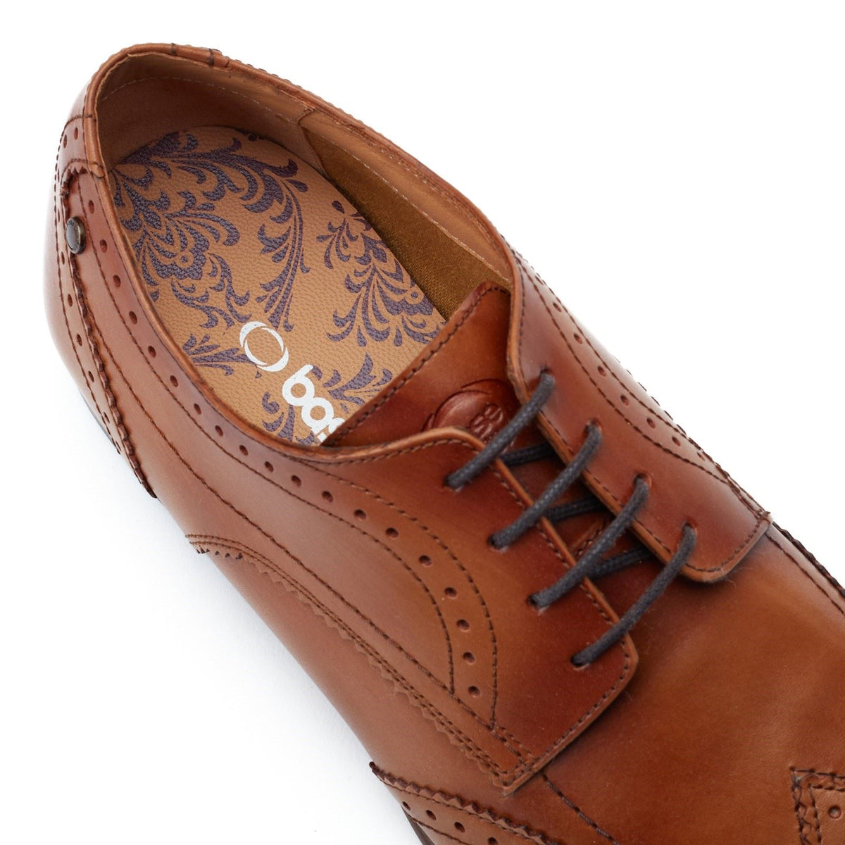 Base London Barbera Lace Up Brogue Shoes