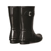 Womens Hunter Original Short Gloss Winter Snow Rain Black Wellington Boots