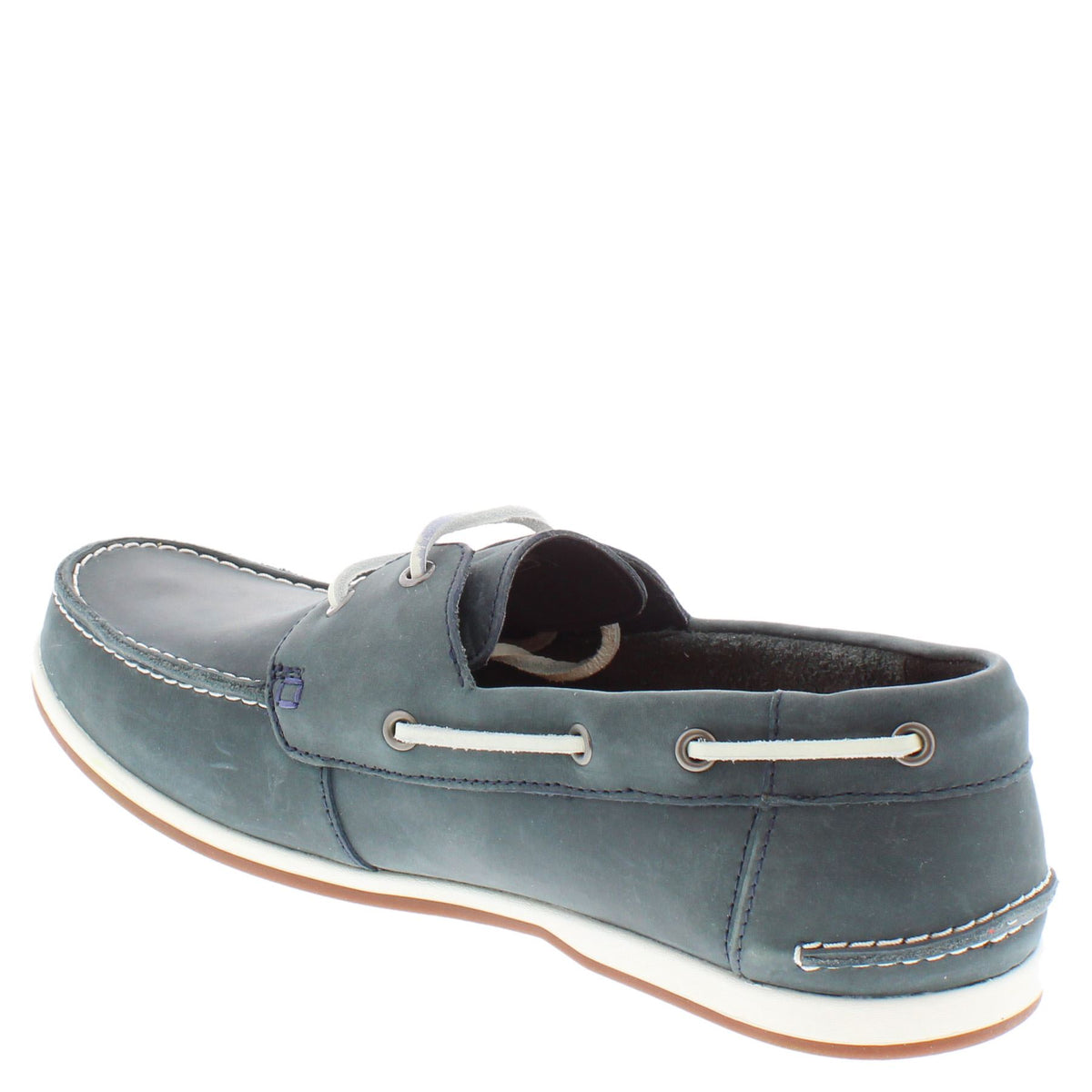 Clarks Pickwell Sail G Fit Men's Casual Navy Leather Boat Shoes