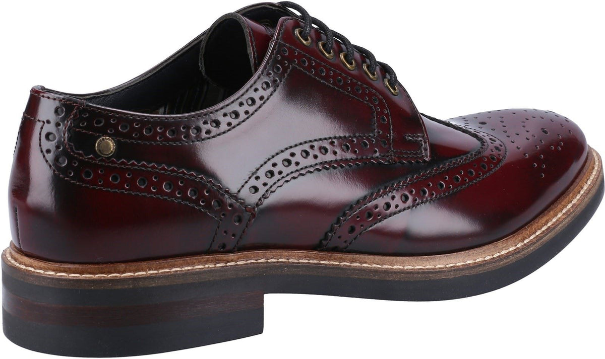 Base London Woburn Hi-Shine Brogue Shoes