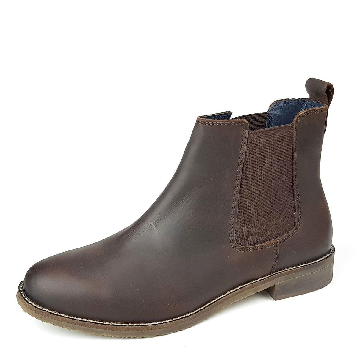 Frank James Aintree Ladies Leather Pull On Chelsea Boots