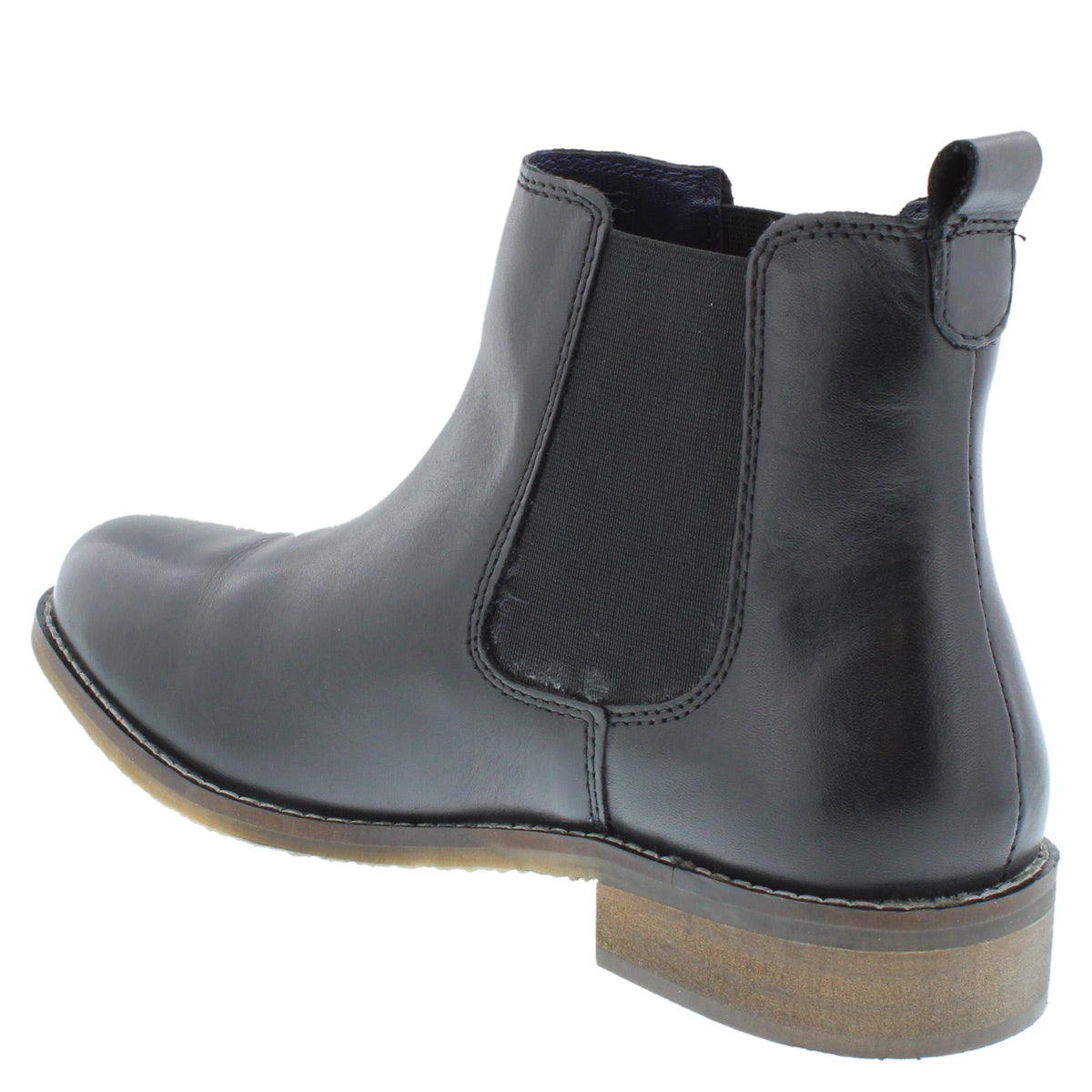 Frank James Aintree Ladies Leather Pull On Chelsea Boots