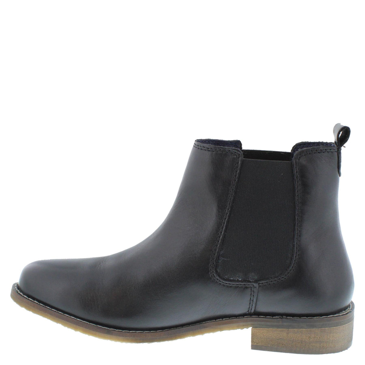 Frank James Aintree Ladies Leather Pull On Chelsea Boots