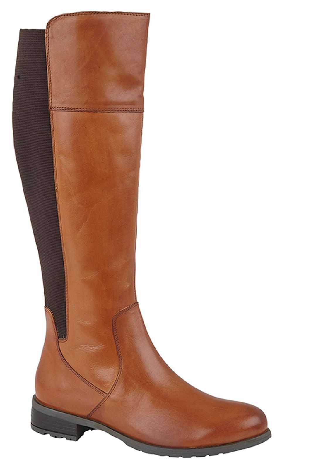 Cipriata Silvia Elasticated Calf Inside Zip High Leg Boots