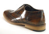 Frank James Newman Mens Leather Lace Hi Shine Formal Brogue Shoes