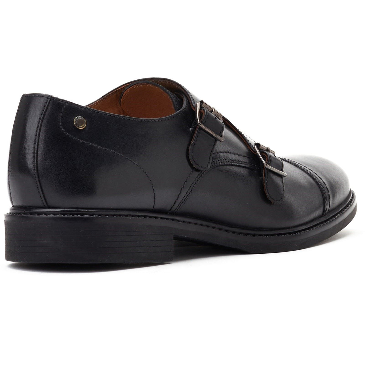 Base London Diablo Double Strap Monk Shoes