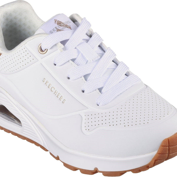 Skechers Uno Gen1 - Shimmer Away Lace Up Trainers