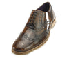 Frank James Newman Mens Leather Lace Hi Shine Formal Brogue Shoes