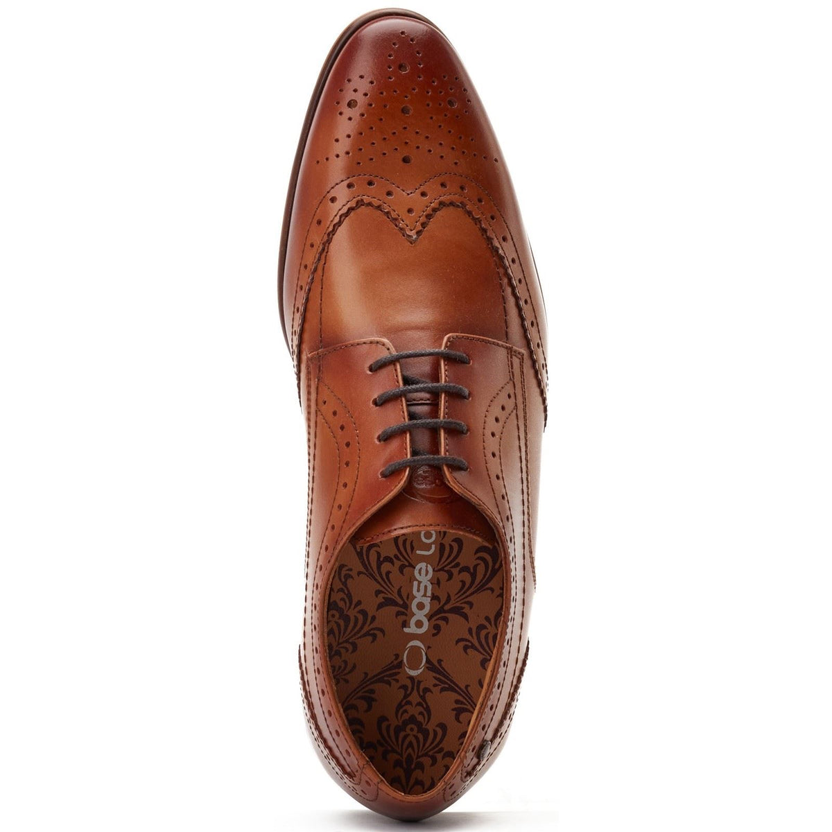 Base London Barbera Lace Up Brogue Shoes