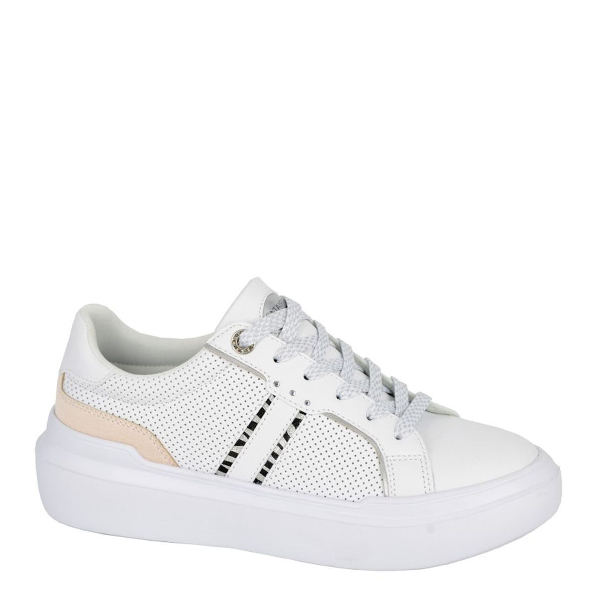 Cipriata Zena Lace Up Diamante Glamour Trainers