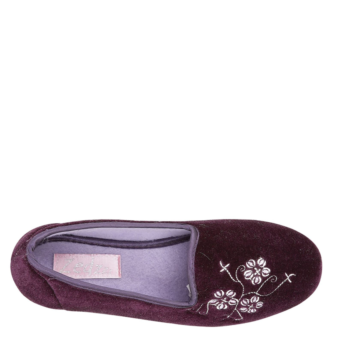 Zedzzz Jenny Embroidered Tab Slippers