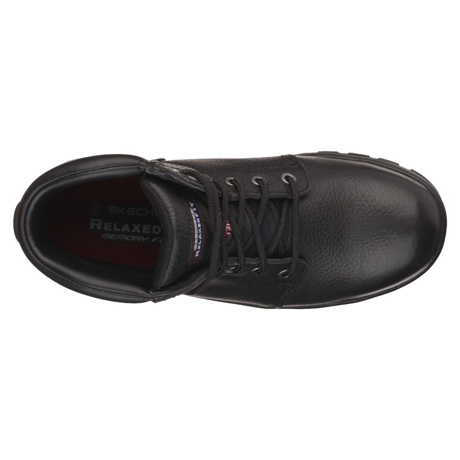 Skechers work boots black online