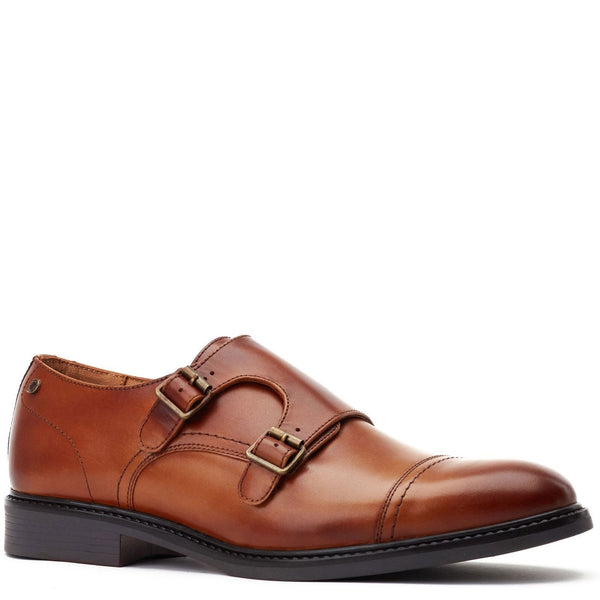 Base London Diablo Double Strap Monk Shoes